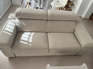 Sofá 2 plazas El Corte Inglés beige