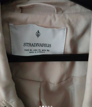 Trench Stradivarius Beige Mujer