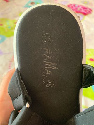 Sandalias negras con plataforma
