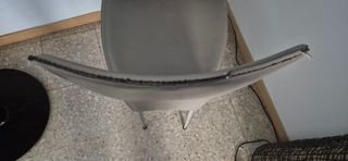 Sillas de comedor sintéticas grises