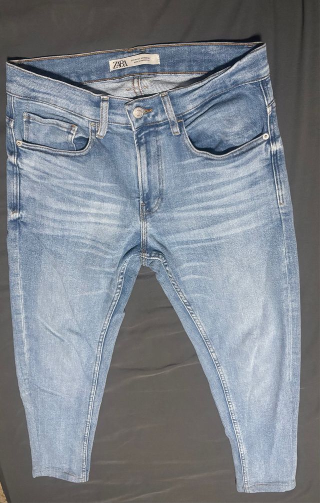 Pantalón vaquero Zara azul Talla 38