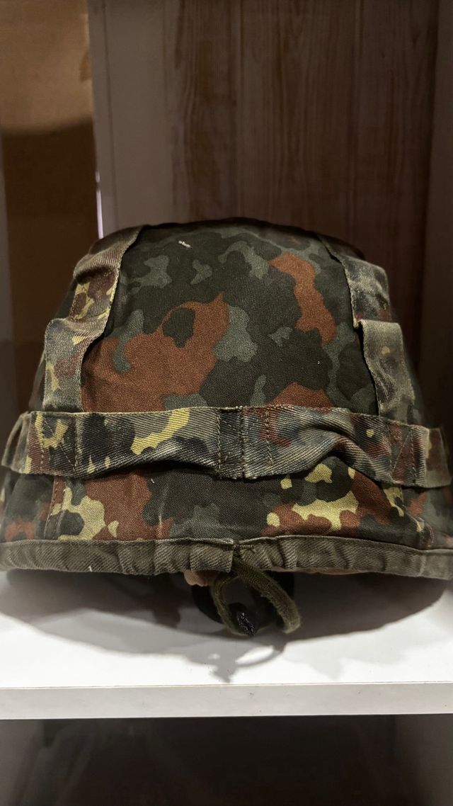 Funda casco militar camuflaje Flecktarn