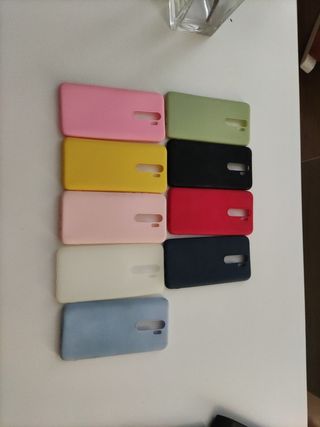 9 Fundas Xiaomi Redmi 8 Pro (Variedad de Colores)