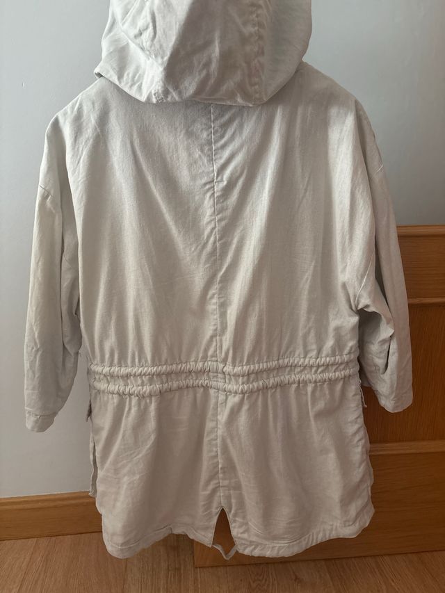 Parka beige mujer talla S