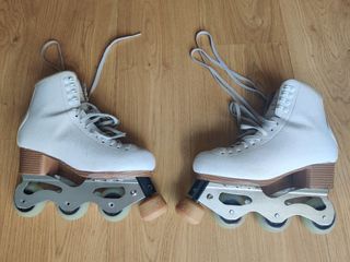 Patines artísticos en línea Lysse blancos