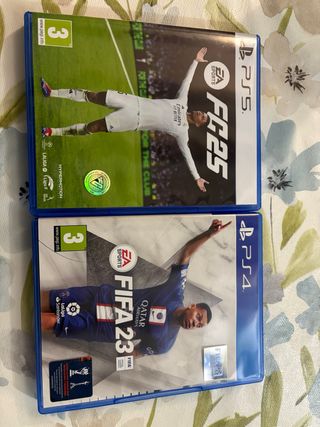 FC 25 PS5 y FIFA 23 PS4