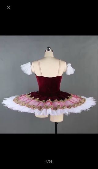 Tutú Ballet Profesional Rojo