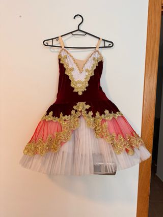 Tutú Ballet Profesional Rojo