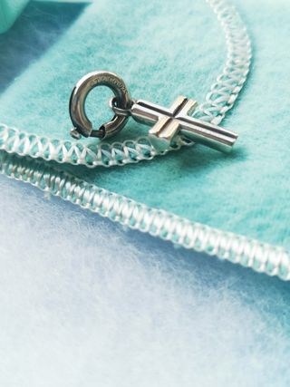 Colgante Cruz Tiffany & Co. Plata