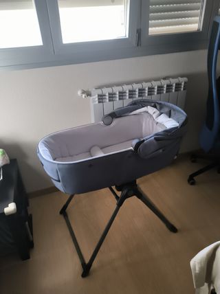 Capazo y soporte Inglesina Aptica