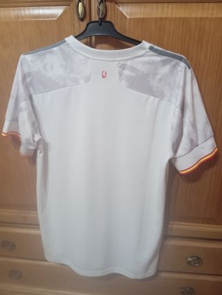 Camiseta España Adidas Hombre Gris