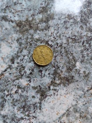 Moneda 20 céntimos 2002
