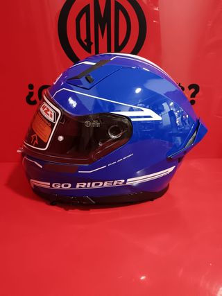 Casco de Moto Integral NZI Go Rider Blue, Nuevo.