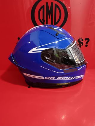 Casco de Moto Integral NZI Go Rider Blue, Nuevo.