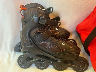Patines en línea Oxelo negros extensible 35-38
