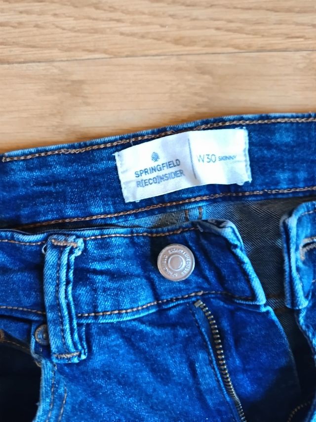 Pantalón vaquero largo azul