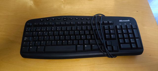 Teclado Microsoft PS2 Negro