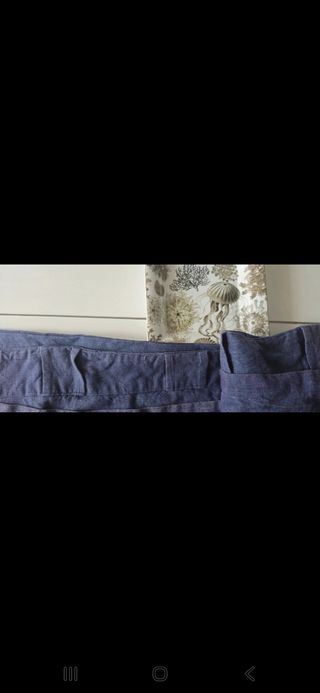 Cortina Lenda Ikea Azul