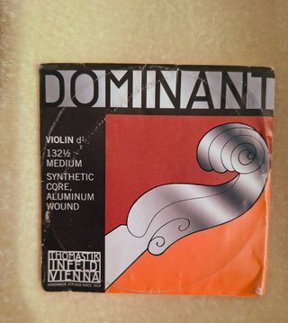 Cuerdas Thomastik Dominant 132 1/2.
Violín.
Funda.