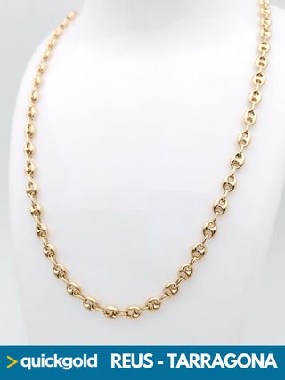 040-02-00469 CADENA ORO 18K CALABROTE 14.09GR.