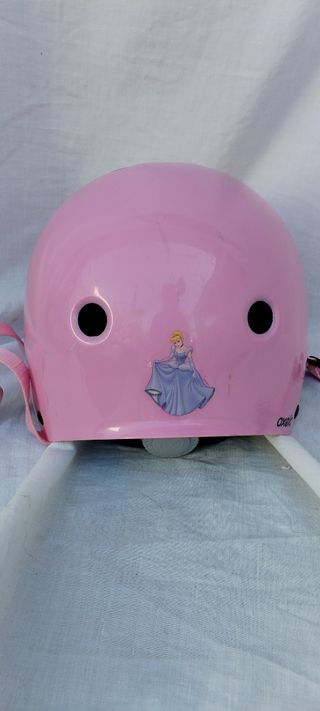 Casco bici niña rosa Cenicienta