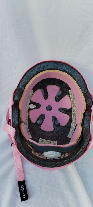 Casco bici niña rosa Cenicienta