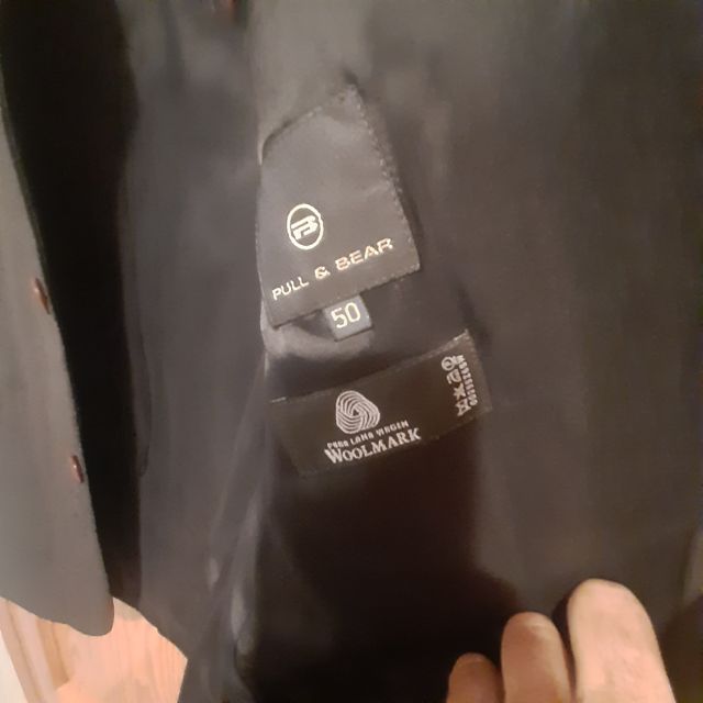 Chaqueta de hombre negra