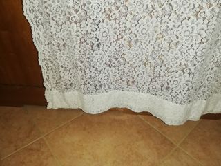 Tende pizzo Chantilly pregiatissimo bianche