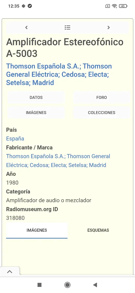 Amplificador HiFi Thomson Hi-Fi A 5003  120W