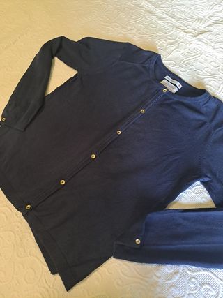 Chaqueta Zara azul marino T. 13-14