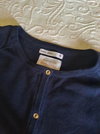 Chaqueta Zara azul marino T. 13-14