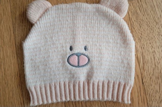 Berretta Ovs orsetto rosa con orecchie 12-18 mesi