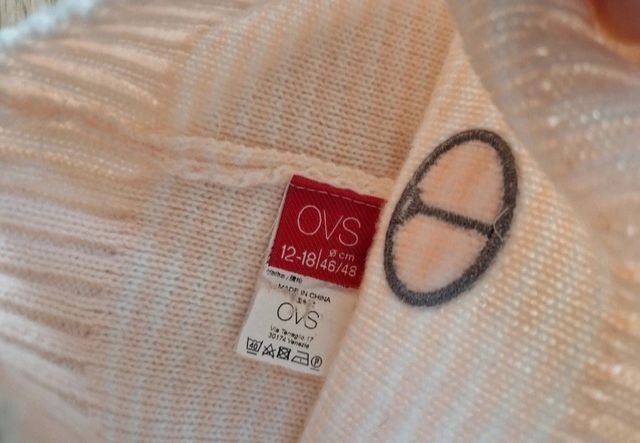 Berretta Ovs orsetto rosa con orecchie 12-18 mesi