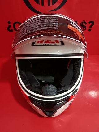 Casco de Moto Integral NZI Trendy White, Nuevo.