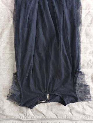 Vestido elegante niña negro