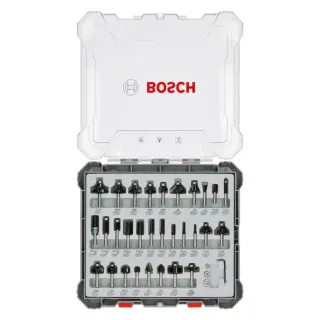 BOSCH Jogo 30Pcs Fresas Madeira 6mm 2607017474