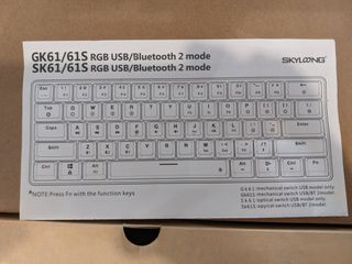 Teclado SK61 Negro (Solo USB)