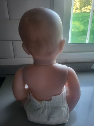Muñeco bebé silicona sin etiquetas