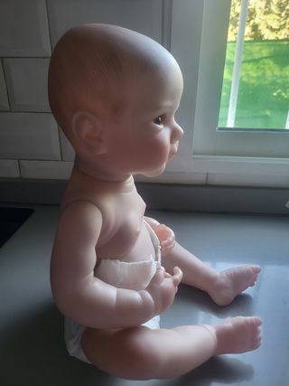 Muñeco bebé silicona sin etiquetas