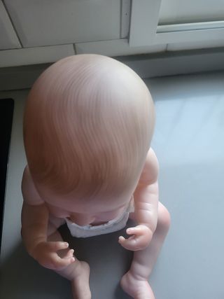Muñeco bebé silicona sin etiquetas