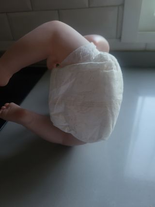 Muñeco bebé silicona sin etiquetas