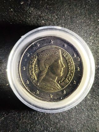 Moneda 2 Euros República Francesa 2014