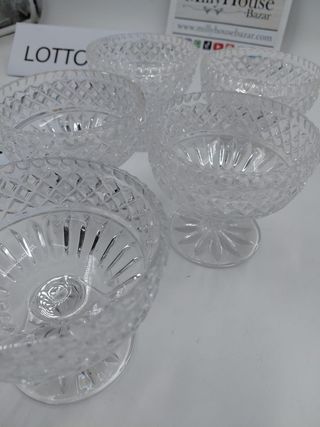 Coppette in cristallo - Set da 5