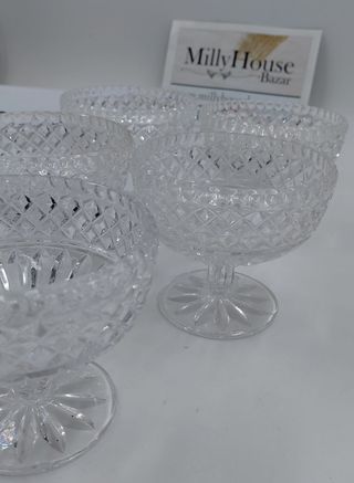 Coppette in cristallo - Set da 5