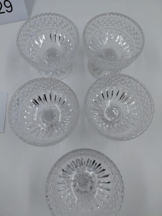 Coppette in cristallo - Set da 5