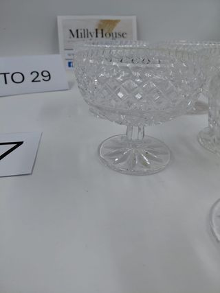 Coppette in cristallo - Set da 5