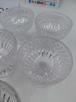 Coppette in cristallo - Set da 5