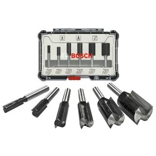 BOSCH Jogo 6 Fresas Retas 8mm 2607017466