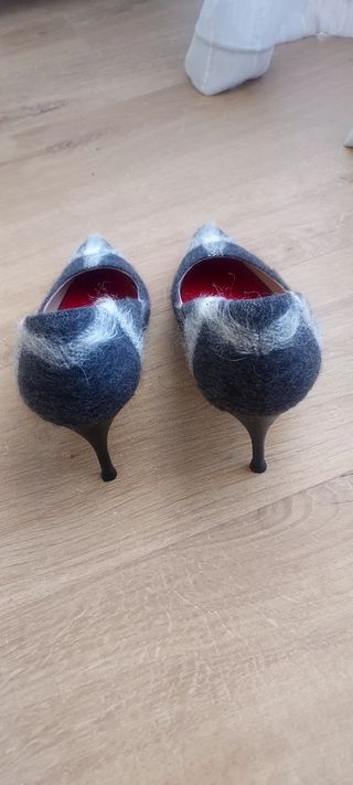 Zapatos de tacón Carolina Herrera cuadros