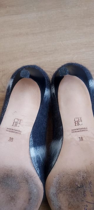 Zapatos de tacón Carolina Herrera cuadros
